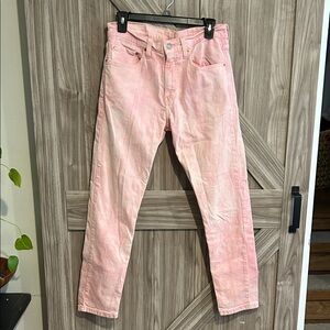Levi's Light Pink Straight Leg Women's Jeans
